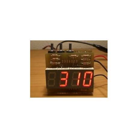 Reloj digital con display