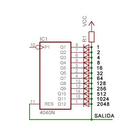 El circuito integrado cd4040