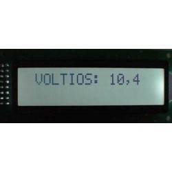 Voltímetro digital com display LCD