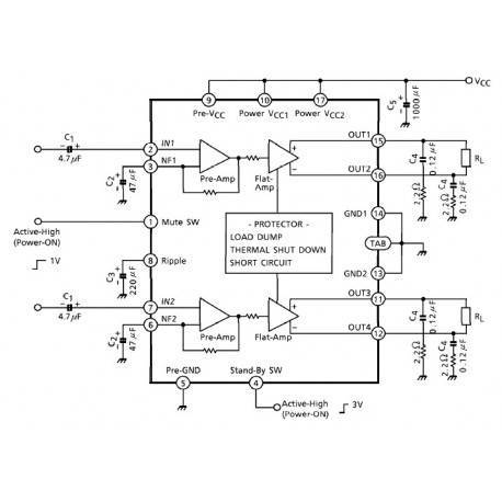 2x18W amplifier