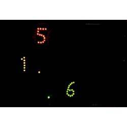 Led clock circuit