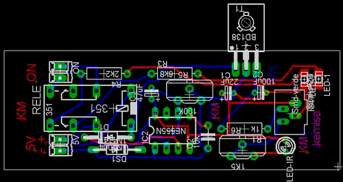 Circuito encendido y apagado por sensor