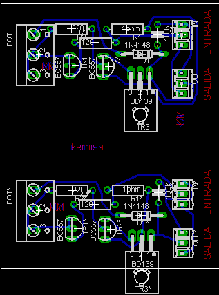 Circuito regulador de ventiladores con potenciómetro