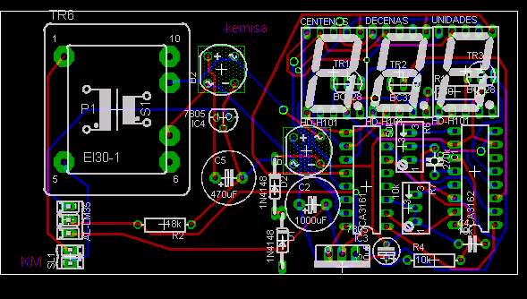 Circuito termómetro digital