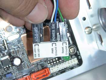 Conector a la placa base asus