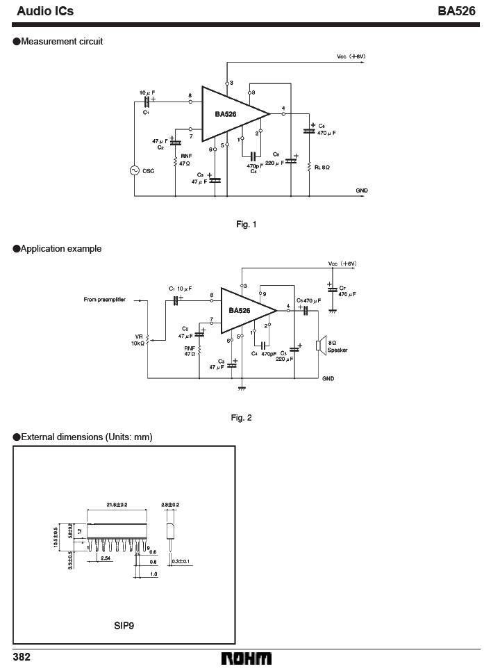 Amplificador de 430 mW BA526