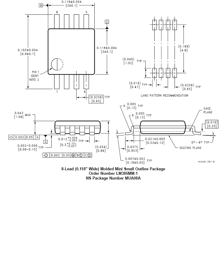 Amplificador de 24mW LM386