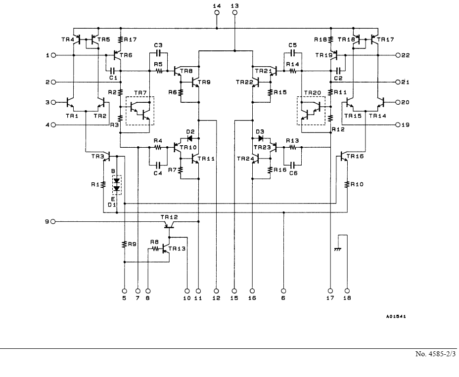 Amplificador de 2X70W con el circuito integrado STK4211V