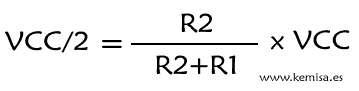 Fórmula divisor resistivo