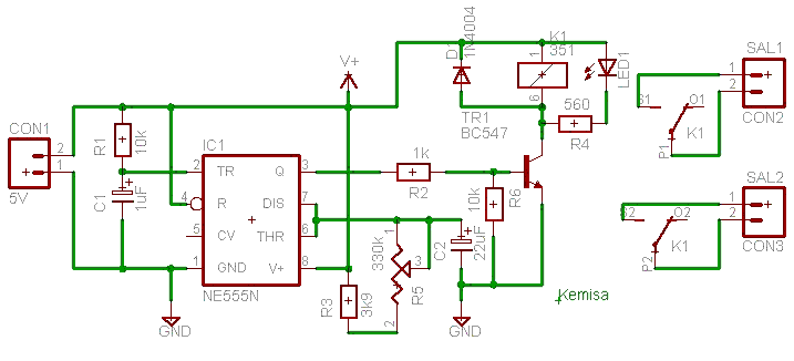 Esquema encendido del pc automático