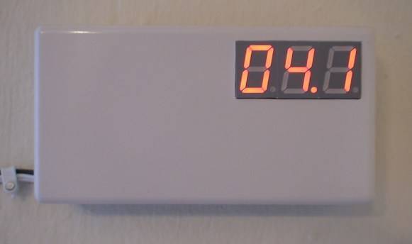 Fotografía termómetro digital