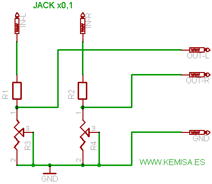 Esquema eléctrico como hacer un divisor resistivo